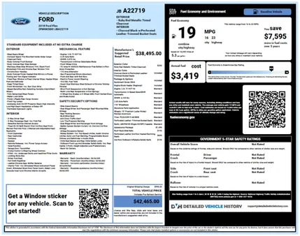 Ford Window Sticker by VIN: Decode Your Vehicle's Secrets